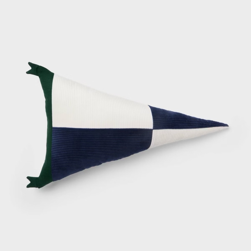 NWT Nautical Coastal flag pillow  Pillow